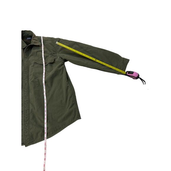 Olive Green Army Style Jacket with lining - Picture 4 of 4